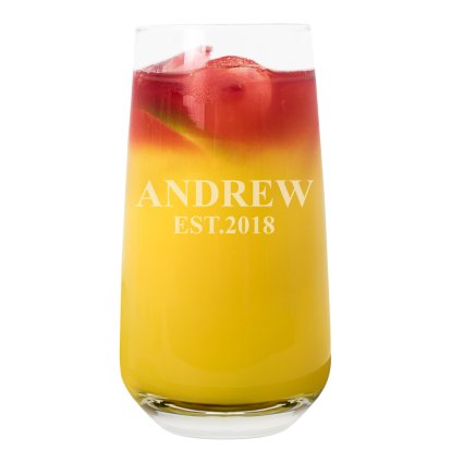 Personalised Premium Highball Glass - Any Meaage