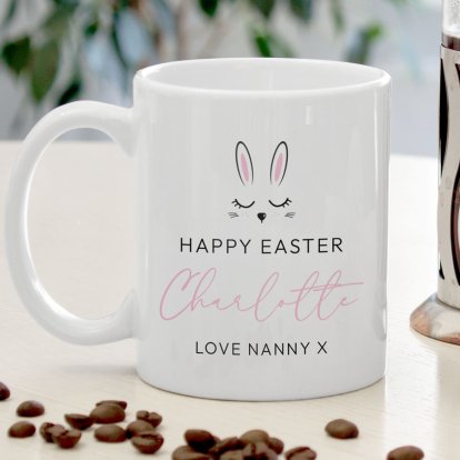 Personalised Rabbit Mug for Easter