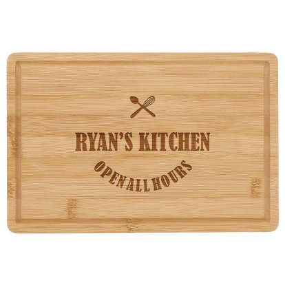 Personalised Rectangle Bamboo Kitchen Board