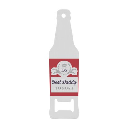 Personalised Red Label Beer Bottle Opener