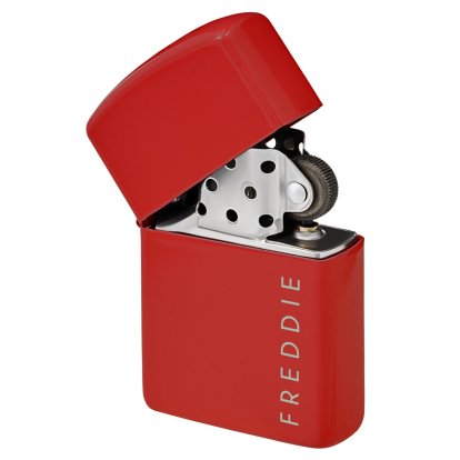 Personalised Red Lighter - Any Name