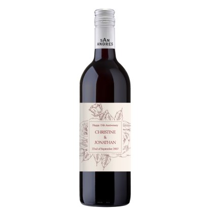 Personalised Red Wine - Any Occasion