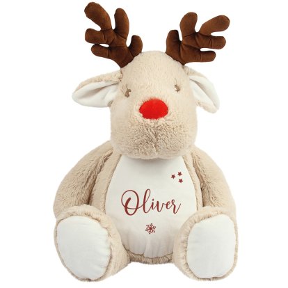 Personalised Reindeer Plush Toy