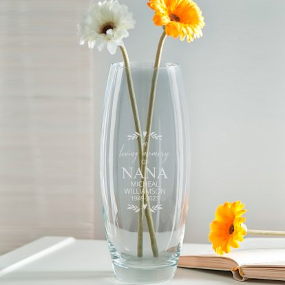 Personalised Remembrance Vase 2