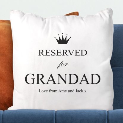 Personalised Reserved for Cushion Cover