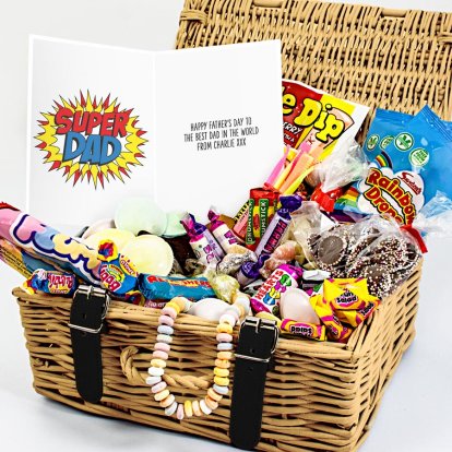 Personalised Retro Sweet Father's Day Hamper