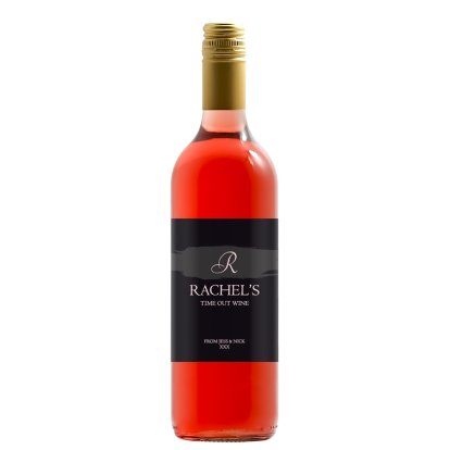 Personalised Rose Wine - Classic Label