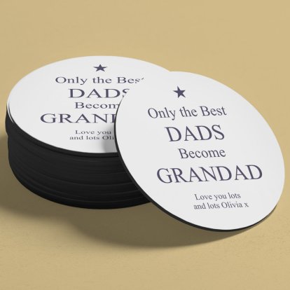 Personalised Round Coaster - Any Message