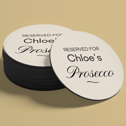 Personalised Round Coaster - Reserved for…