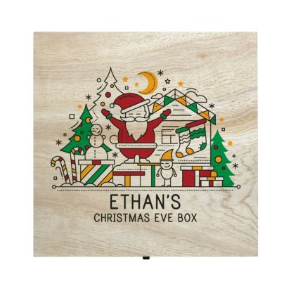 Personalised Santa's Workshop Christmas Eve Box