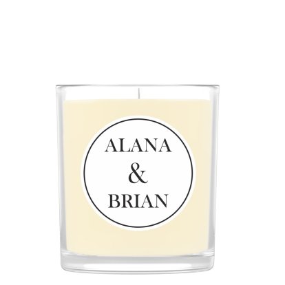 Personalised Scented Candle - Names