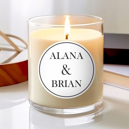 Personalised Scented Candle - Names