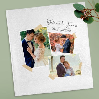 Personalised Scrapbook Design Photo Album for Wedding 