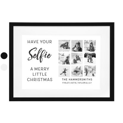 Personalised Selfie Upload Poster Print