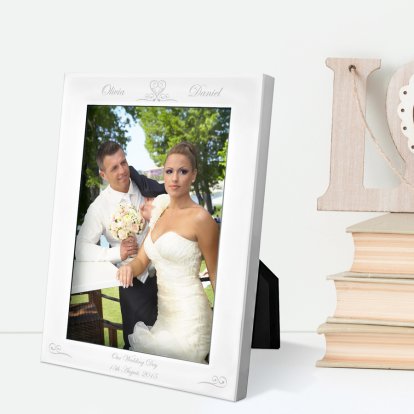 Personalised Silver Plated Photo Frame 