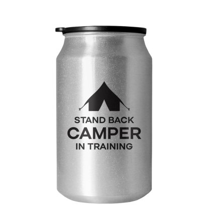 Personalised Silver Travel Can - Camper