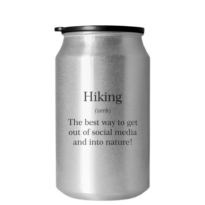 Personalised Silver Travel Can - Definition