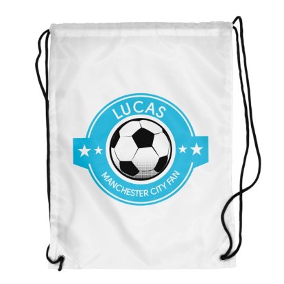 Personalised Skye Blue Football Fan Swim Bag