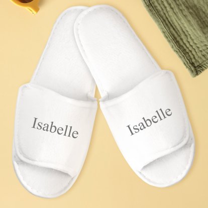 Personalised Slippers - Name