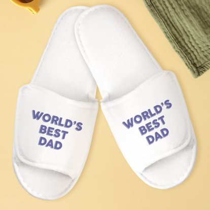 Personalised Slippers - World's Best 