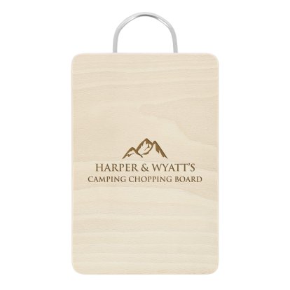 Personalised Small Camping Chopping Board