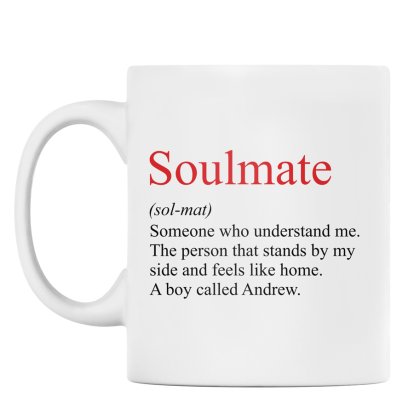 Personalised Soulmate Valentine's Day Mug