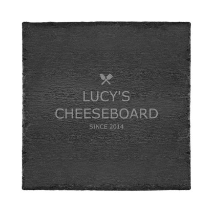 Personalised Square Slate Board