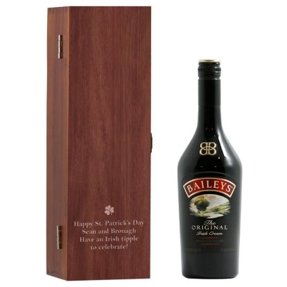 Personalised St Patrick's Day Baileys