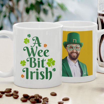 Personalised St Patrick's Day Photo Mug