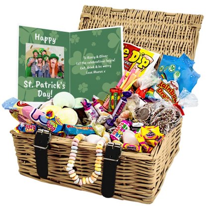 Personalised St Patrick's Day Photo Sweet Hamper