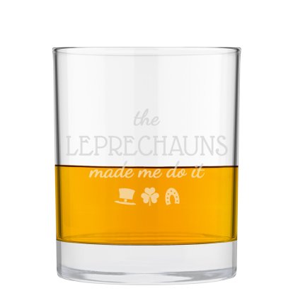Personalised St Patrick's Day Whiskey Tumbler