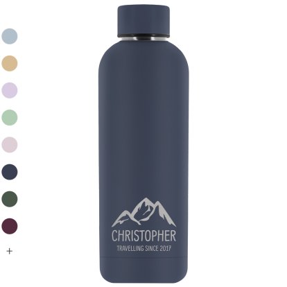 Personalised Stainless Steel Thermos Camper Bottle