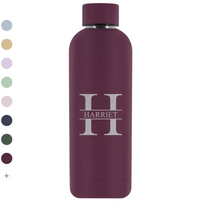 Personalised Stainless Steel Thermos Water Bottle