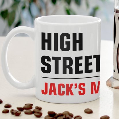 Personalised Street Sign Mug 