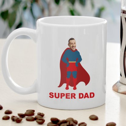 Personalised Super Dad Father's Day Photo Mug  Photo 3