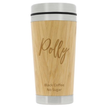 Personalised Sustainable Bamboo Travel Cup