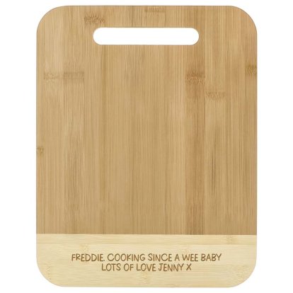 Personalised Sustainable Classic Bamboo Chopping Board