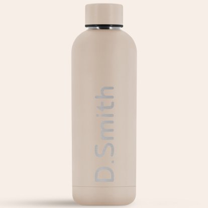 Personalised Sustainable Water Bottle - Stainless Steel