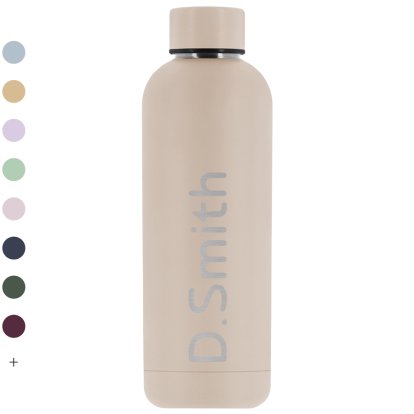 Personalised Sustainable Water Bottle - Stainless Steel
