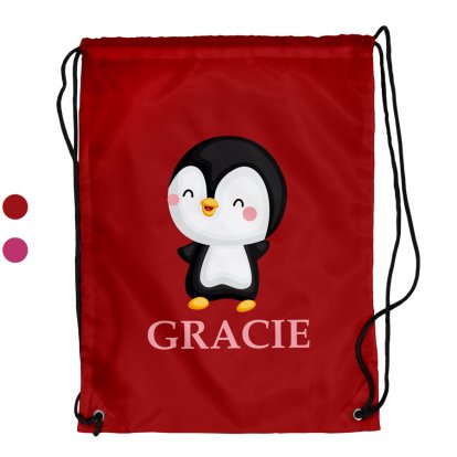Personalised Swim Bag - Penguin