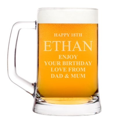 Personalised Tankard - Any Message