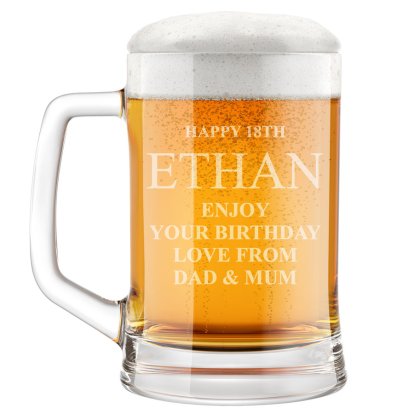 Personalised Tankard - Any Message