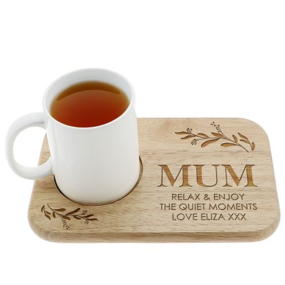 Personalised Tea & Biscuit Board for Mum