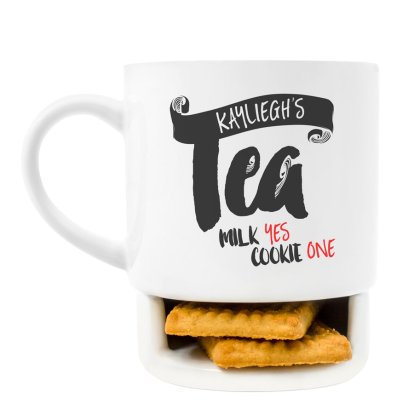 Personalised Tea & Biscuit Mug