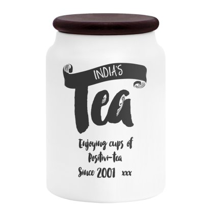 Personalised Tea Storage Jar