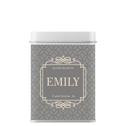 Personalised Tea Tin - Blended For 