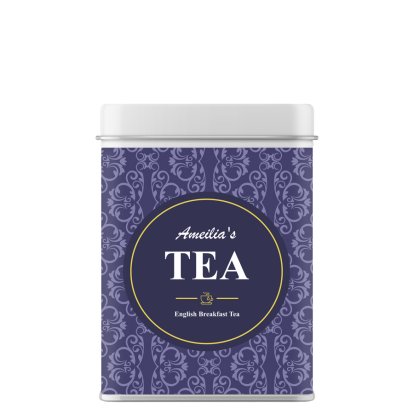 Personalised Tea Tin - English Breakfast Tea