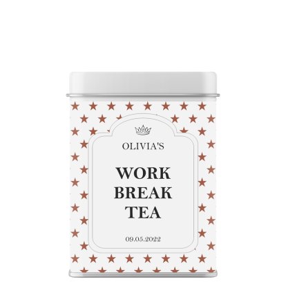 Personalised Tea Tin - Star Tea