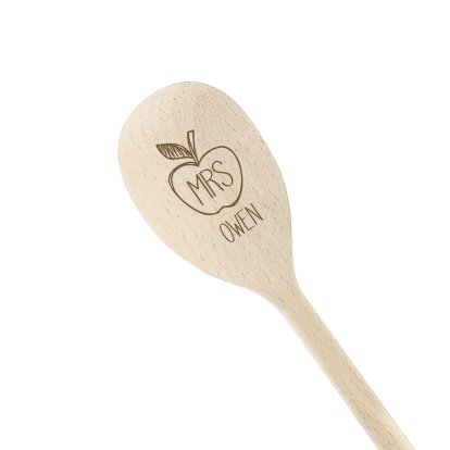 Personalised Teacher's Wooden Spoon