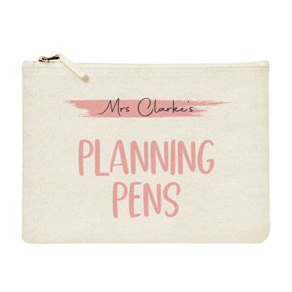 Personalised Teachers Planning Pencil Case